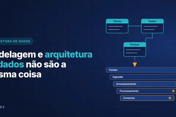 Modelagem e arquitetura de dados não são a mesma coisa